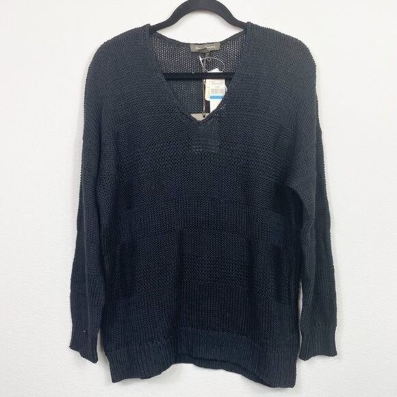 Tommy Bahama Sweetzer Black V-Neck Pullover Lightweight Sweater Size XL NWT - Picture 3 of 8